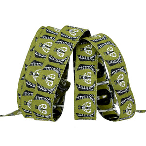 Witchy Ways Boots Renaissance Ribbon 5/8"