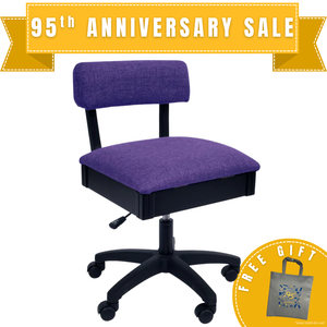 Arrow Royal Purple Hydraulic Sewing Chair (H8160)