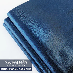Perfect Pro™ Faux Leather - Antique Grain Dark Blue 0.8mm