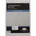 Baby Lock High Shank & Long-Arm Ruler Set (1/4"), #BLRK2-HSLA