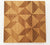 Windblown Star Square Coaster 4pc Set