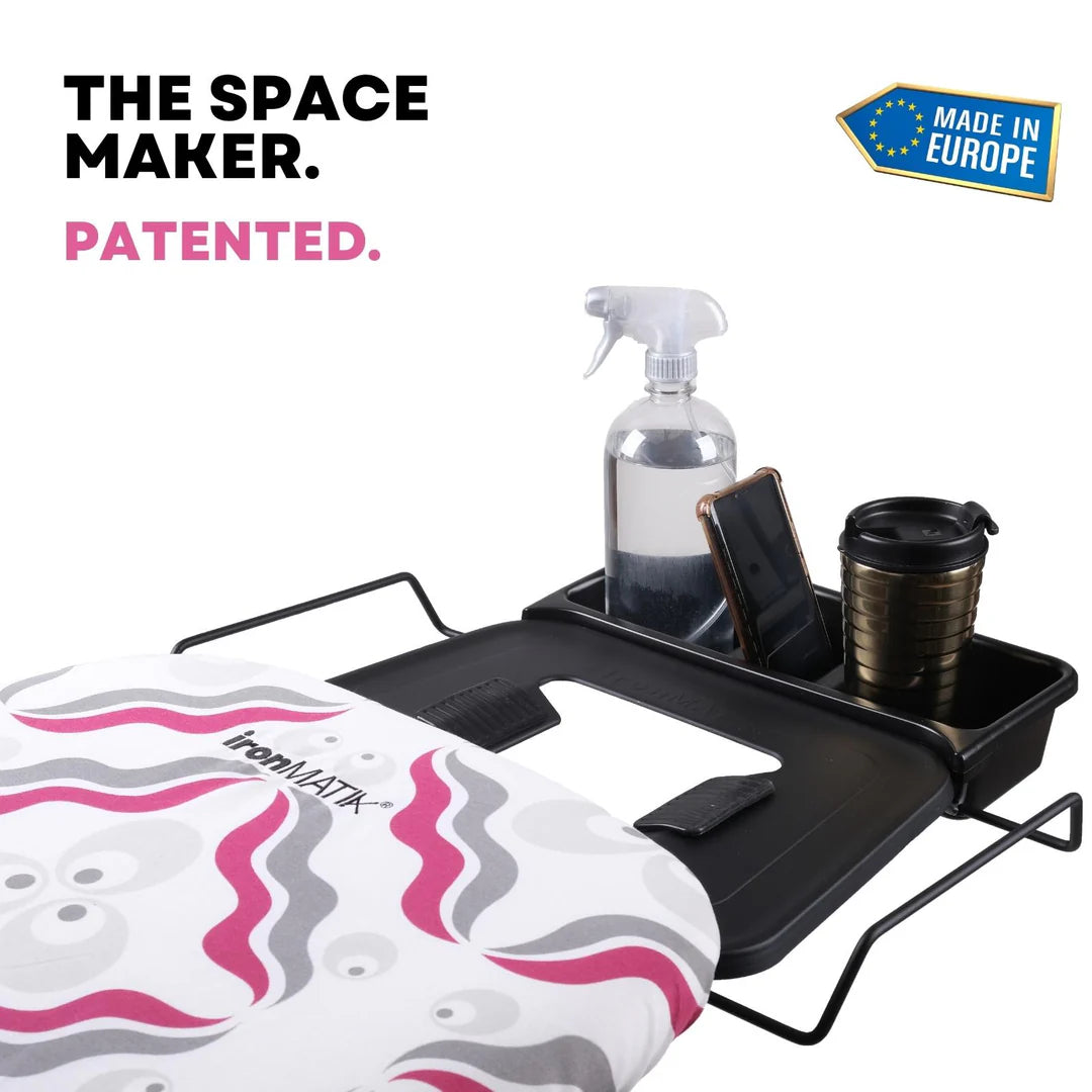 Space Maker Premium Ironing Board Chintamani Purple