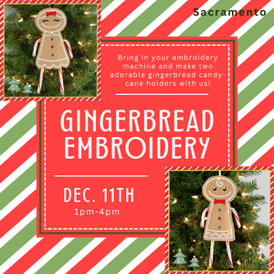 Gingerbread Embroidery Project | Sacramento - Meissner Sewing and Vacuum