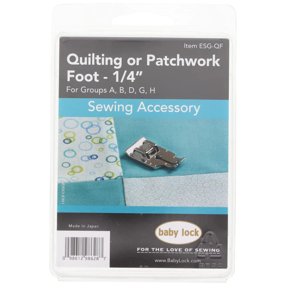 Baby Lock 1/4" Patchwork Foot #ESG-QF