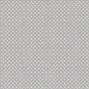 Urban Oasis Flannel Circles Grey