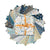 Комплект из флани Benartex Baby Dino Comfort Fat Quarter (16 шт.)