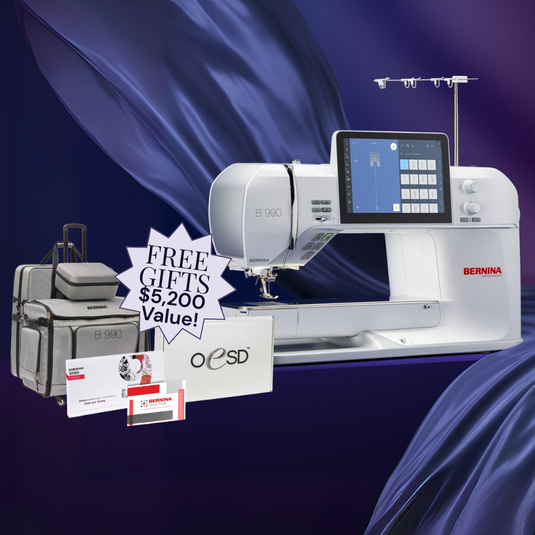 BERNINA 990 Sewing, Quilting, and Embroidery Machine