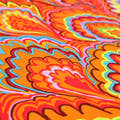 Kaffe Fassett Collective Classics Plus Marble Scallops - Red