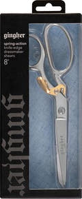 Gingher 8" Spring Action Knife Edge Dressmaker Shears