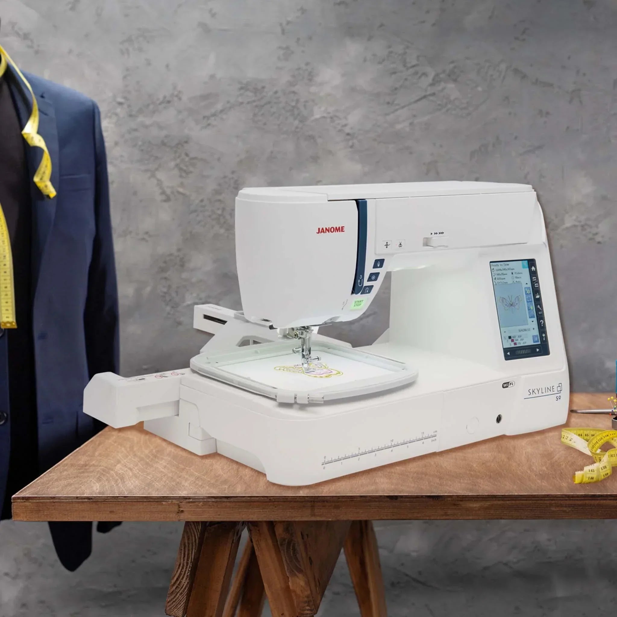 Janome Skyline S9 Sewing, Quilting & Embroidery Machine
