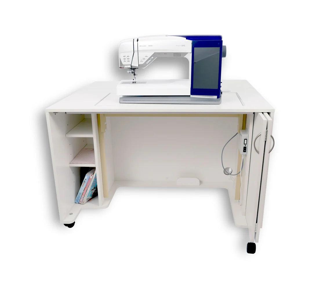 MOD 2061 Electric Lift Sewing Cabinet - Sacramento Floor Model