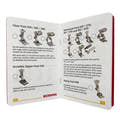 Open book or manual showing illustrations of sewing machine feet with descriptions and brand name 'Bernina'.