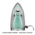 Oliso M3Pro Mini Iron with Trivet Aqua