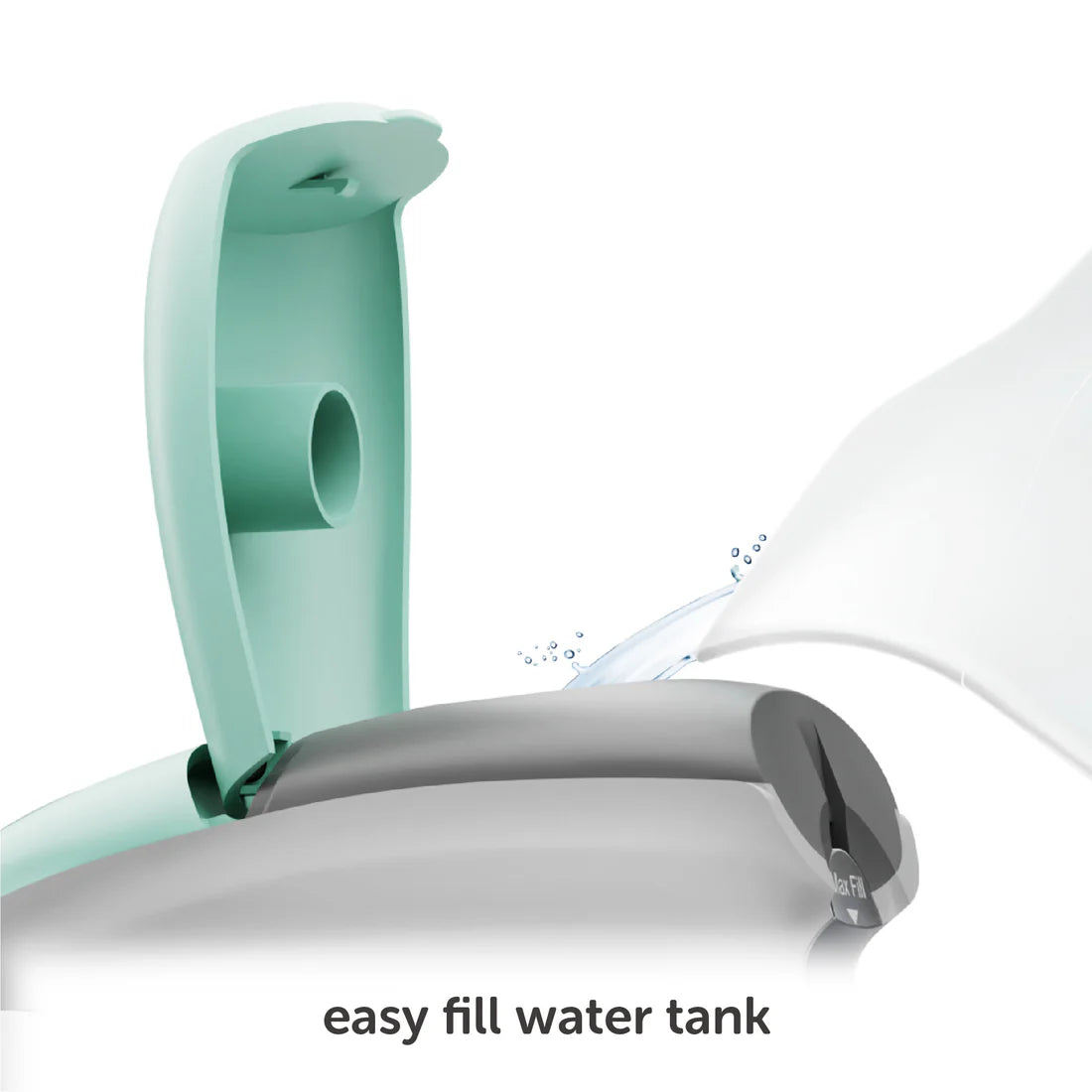 Oliso M3Pro Mini Iron with Trivet Aqua