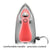 Oliso M3Pro Mini Iron with Trivet Coral