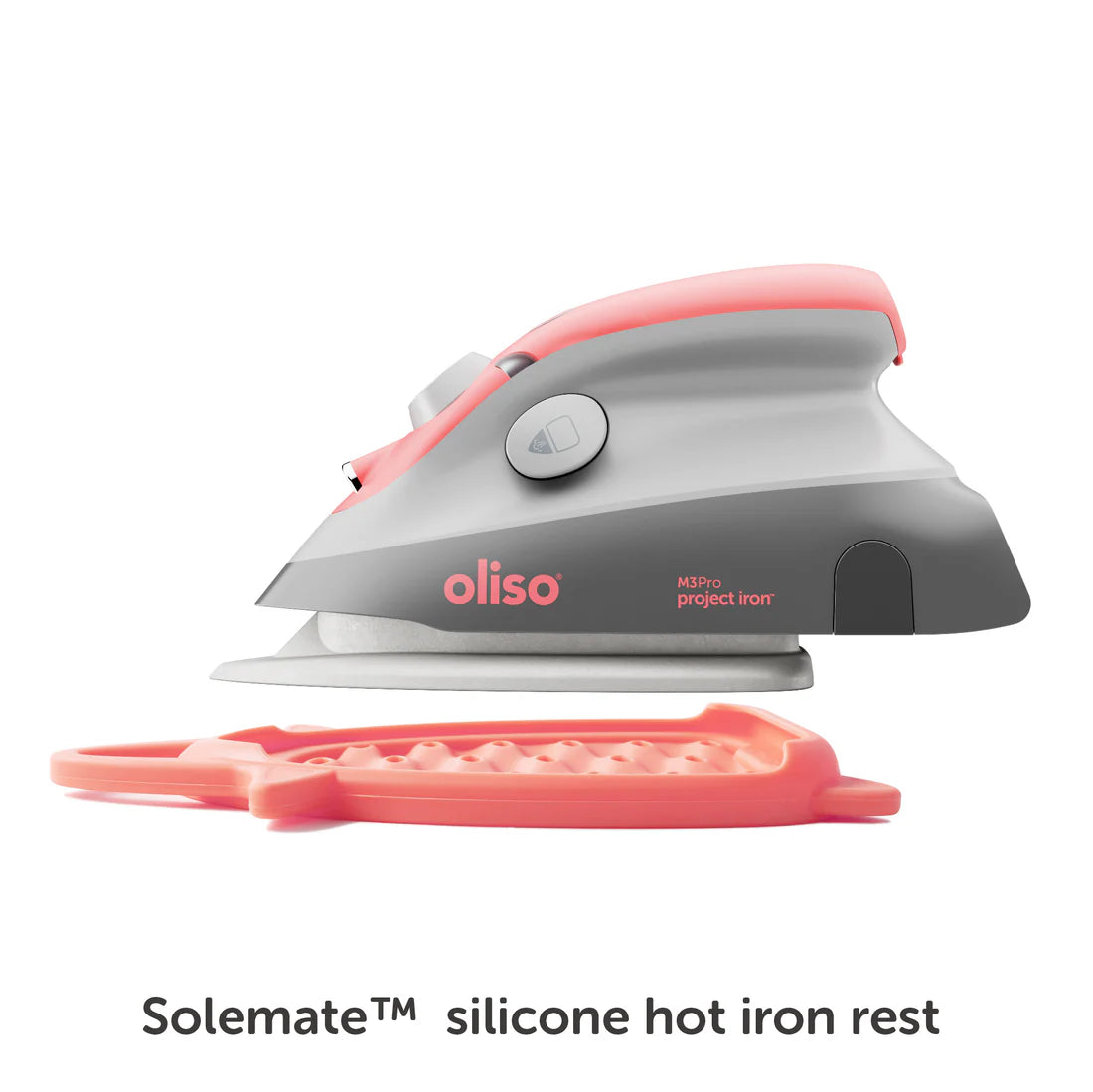 Oliso M3Pro Mini Iron with Trivet Coral