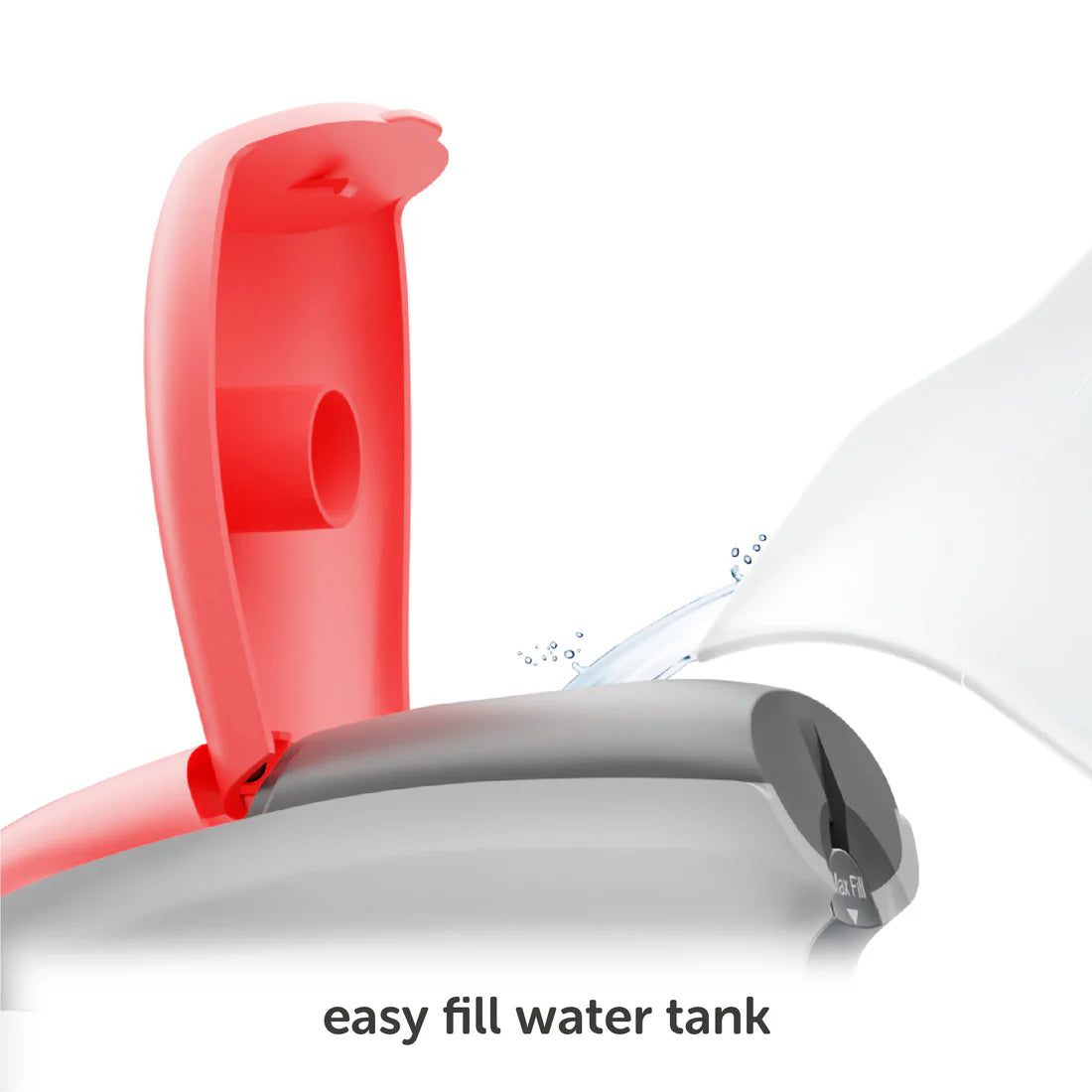 Oliso M3Pro Mini Iron with Trivet Coral