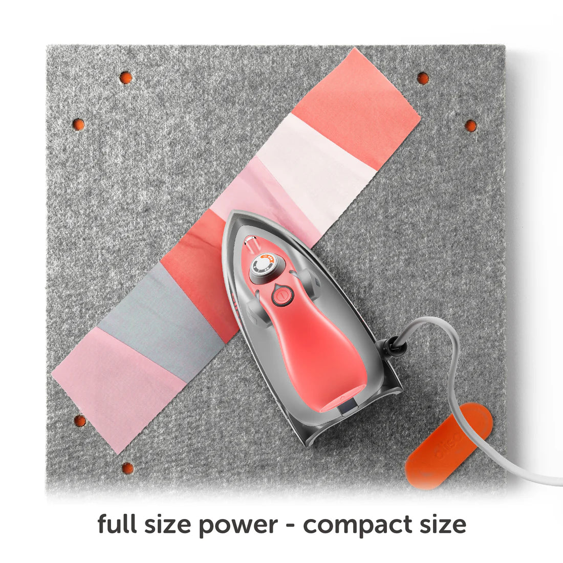 Oliso M3Pro Mini Iron with Trivet Coral