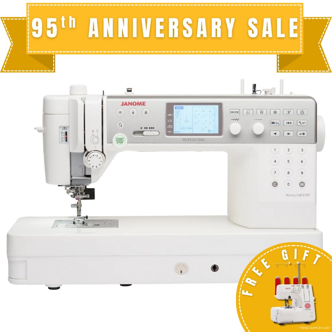 Janome Memory Craft 6700P Швейная и стегальная машина