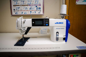 Juki DDL-9000C Series Industrial Sewing Machines with Table and Motor - DDL-9000C-SMS or DDL-9000C-FMS