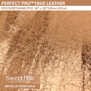 Perfect Pro™ Faux Leather - Metallic Rose Gold 0.7mm