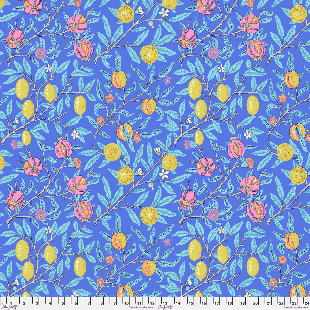 Fruit in Cobalt - Kaffe Fassett x The Original Morris & Co.