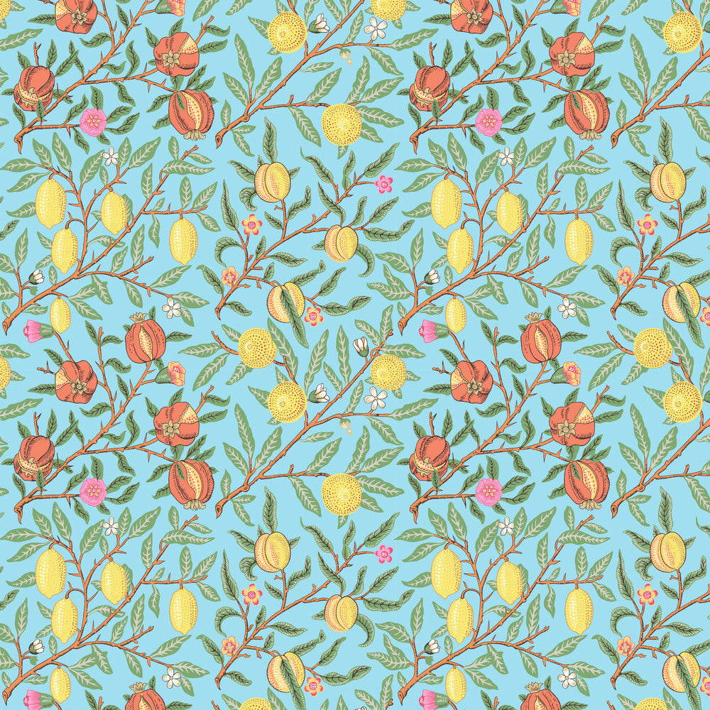 Fruit in Duck Egg - Kaffe Fassett x The Original Morris & Co.