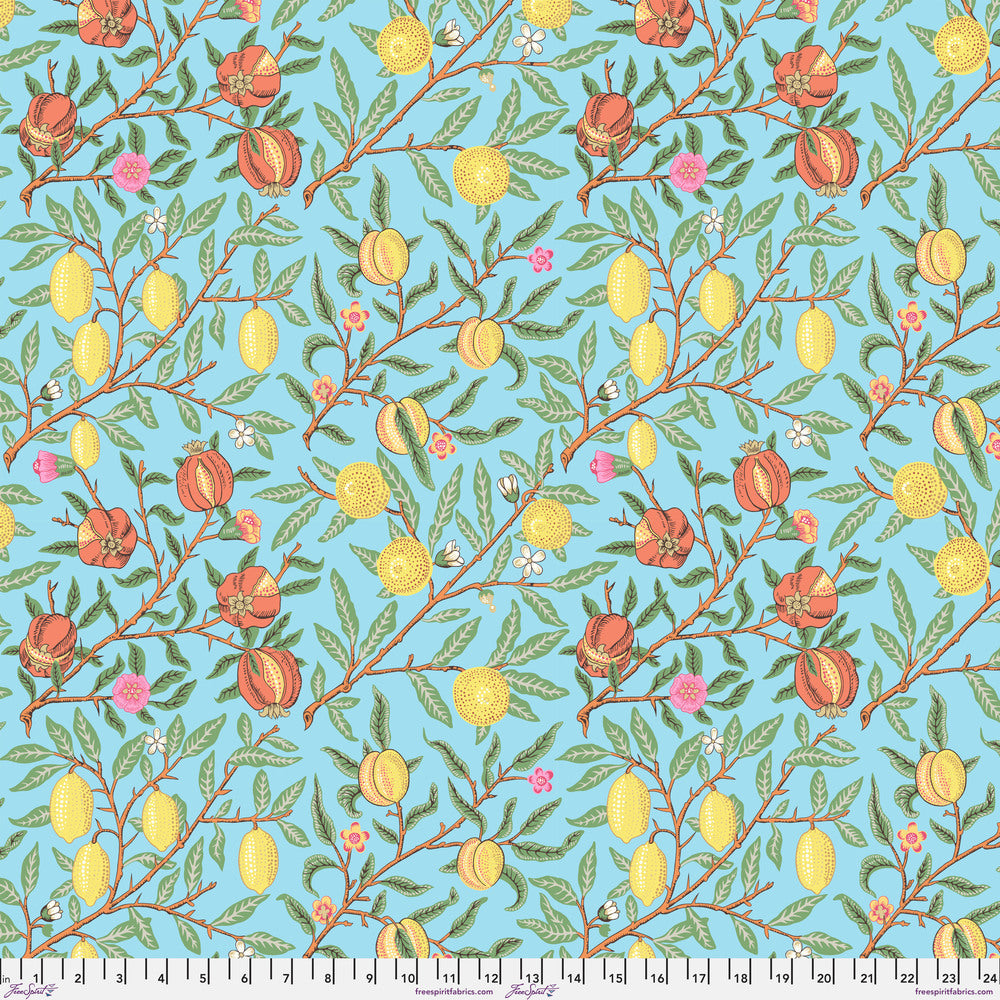 Fruit in Duck Egg - Kaffe Fassett x The Original Morris & Co. - Meissner Sewing and Vacuum