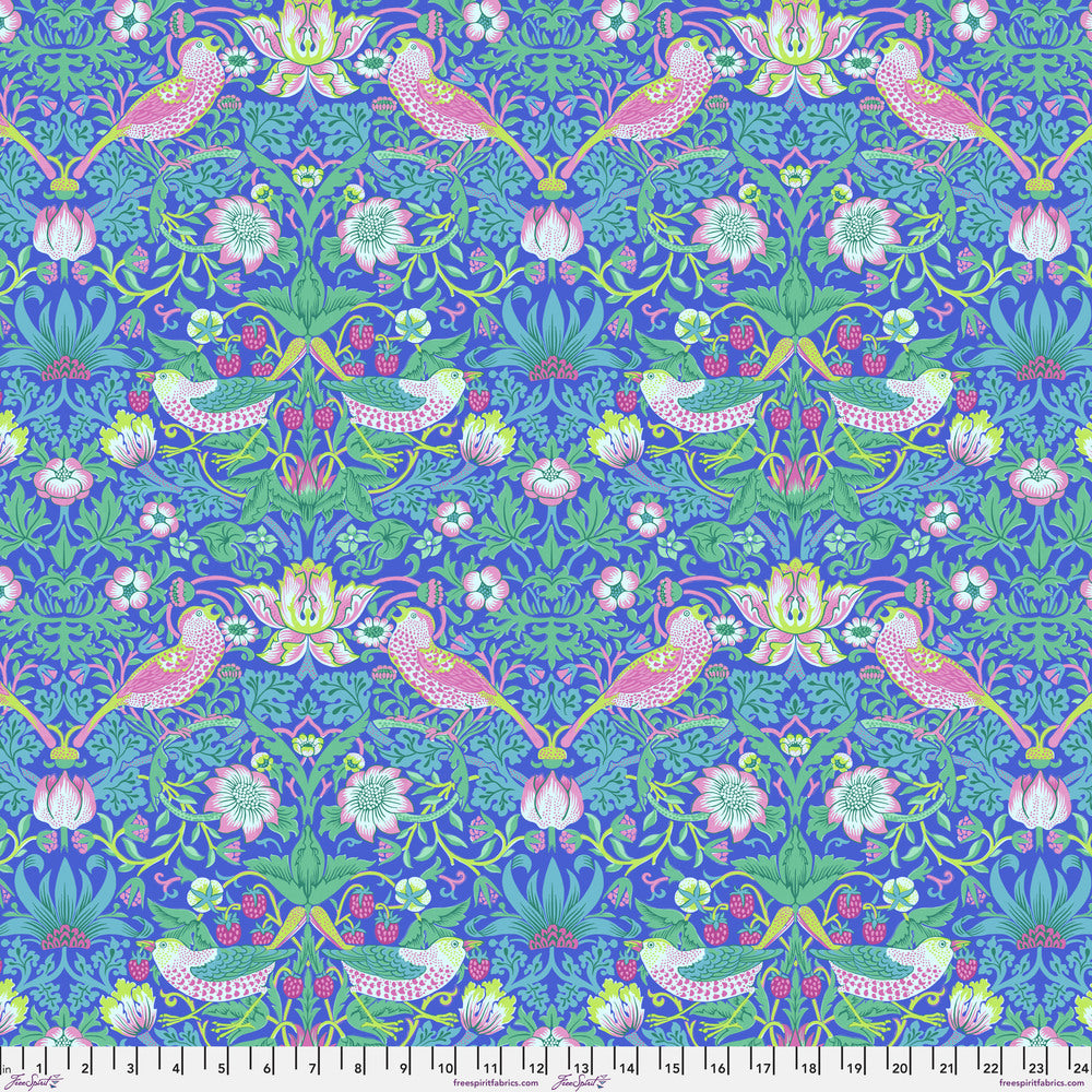 Strawberry Thief in Blue - Kaffe Fassett x The Original Morris & Co. - Meissner Sewing and Vacuum