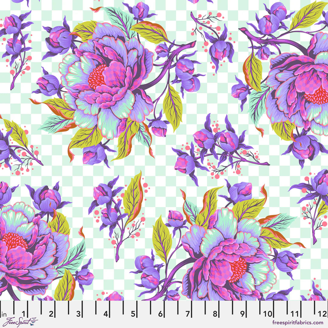 Tula Pink Untamed - Peony for Your Thoughts in Nova - Meissner Sewing and Vacuum