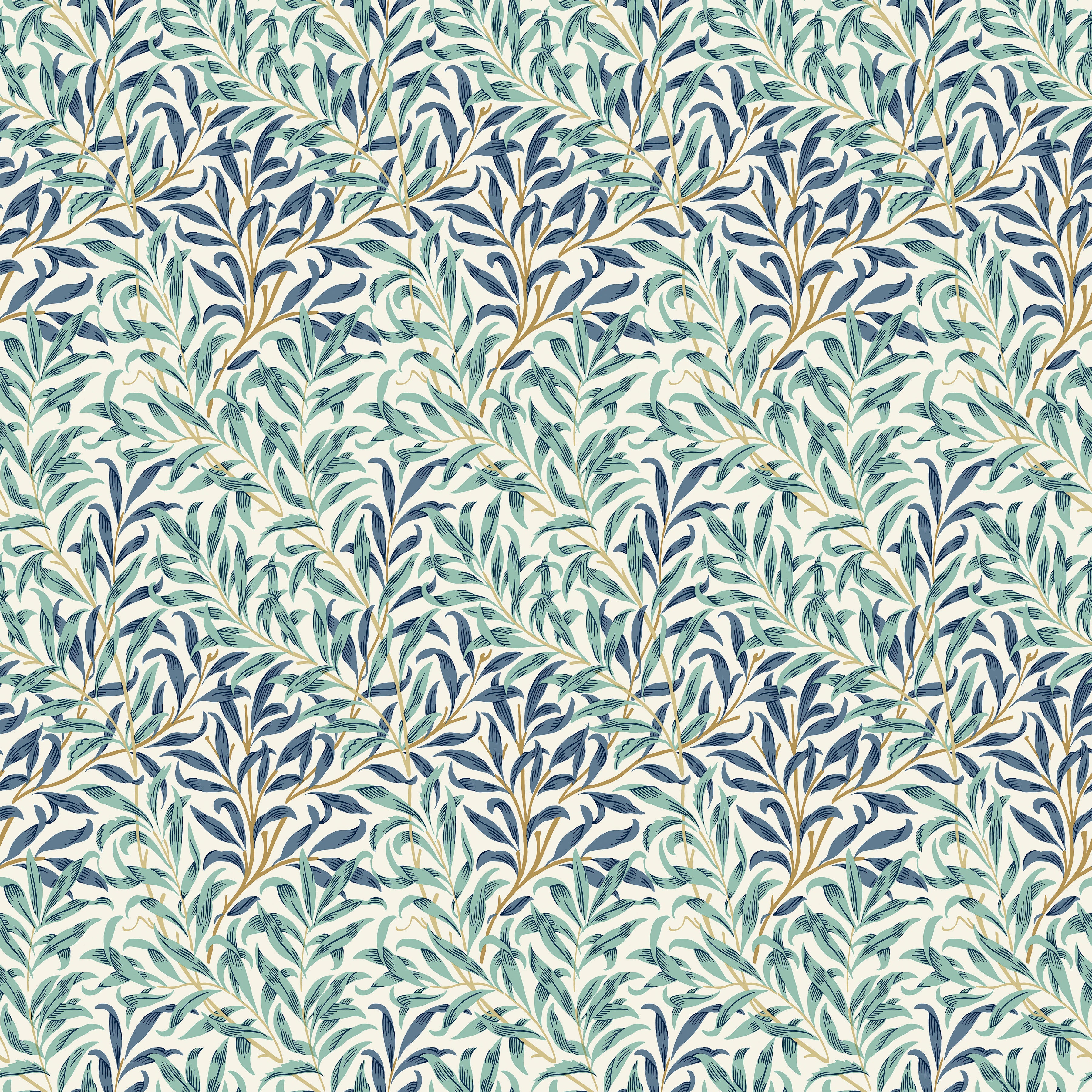 Willow Boughs in Mint - The Original Morris & Co. - Meissner Sewing and Vacuum