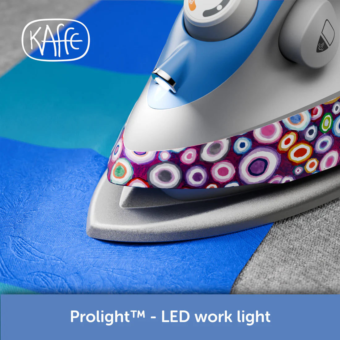 Oliso M3Pro Mini Iron with Trivet Kaffe Fassett