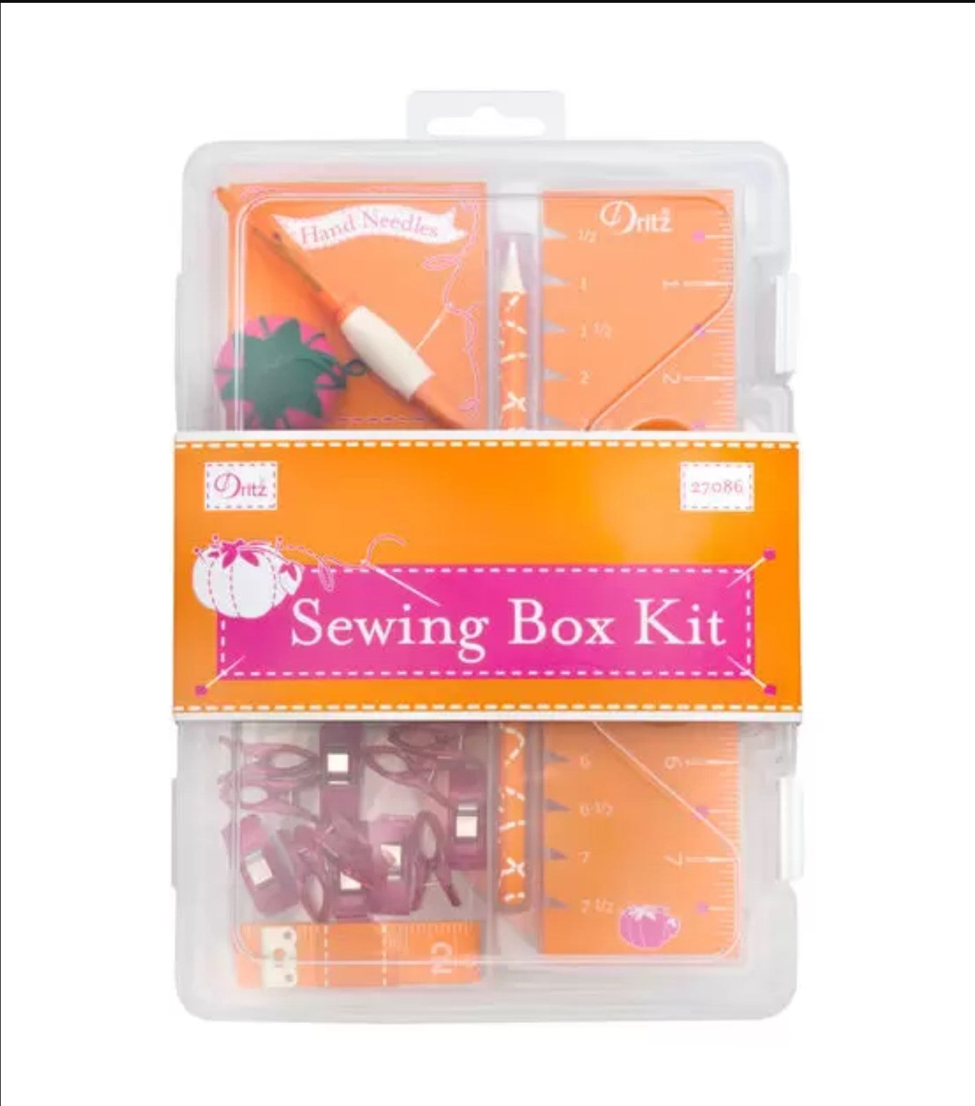 Dritz Sewing Box Kit - Orange