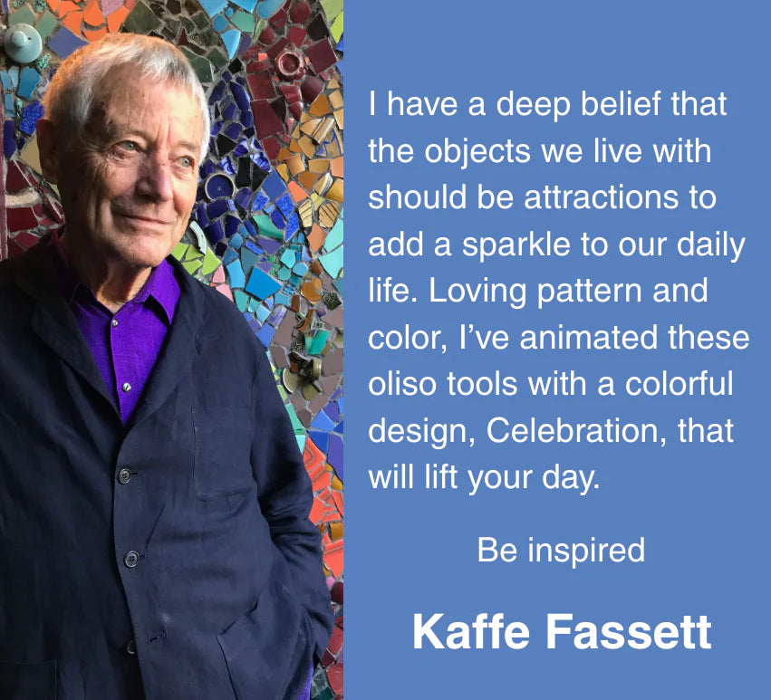 Oliso M3Pro Mini Iron with Trivet Kaffe Fassett