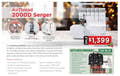 Janome AT2000D Professional Serger - Meissner Sewing and Vacuum