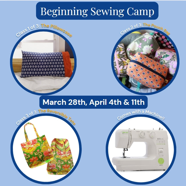 Beginning Sewing Camp | Sacramento - Meissner Sewing and Vacuum