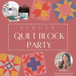 Serger Quilt Block Party  | Sacramento