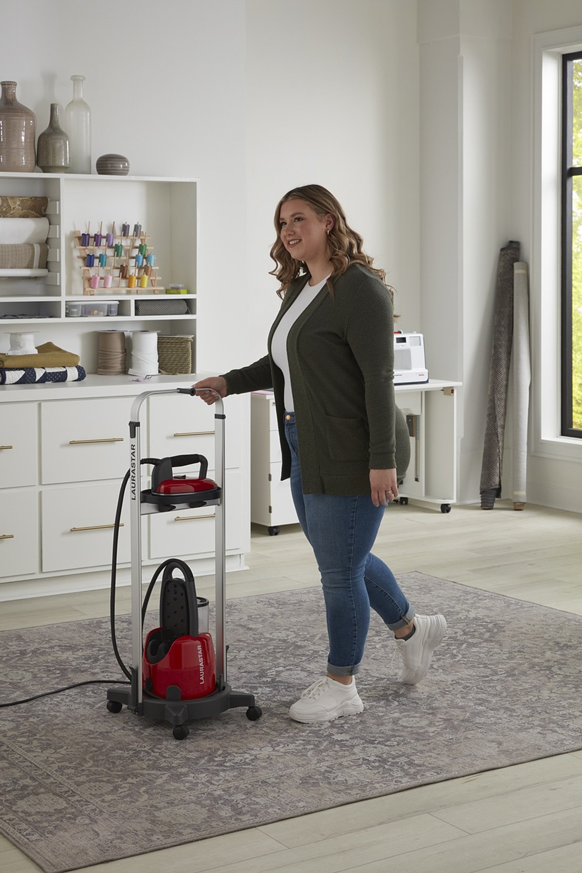 Laura Star Lift Original Red Steam Iron