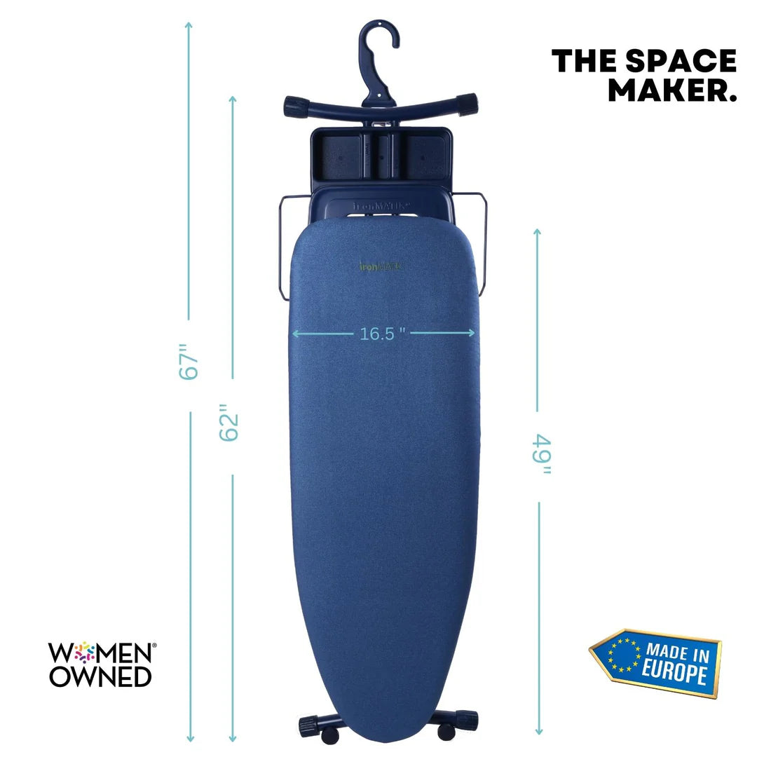 Space Maker Premium Ironing Board Tropical Blue