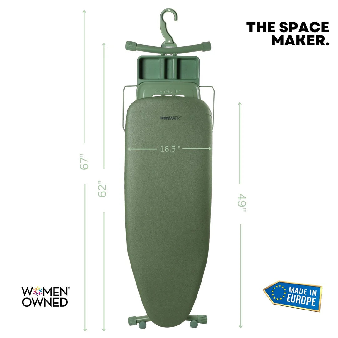 Space Maker Premium Ironing Board Tropical Green