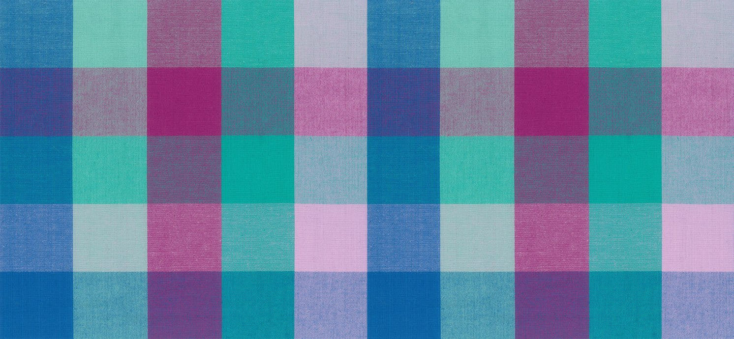 Garden Variety Buffalo Plaid Sea