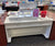 USED Display Table in White 55in x 24 in - San Jose Lease Ending Sale