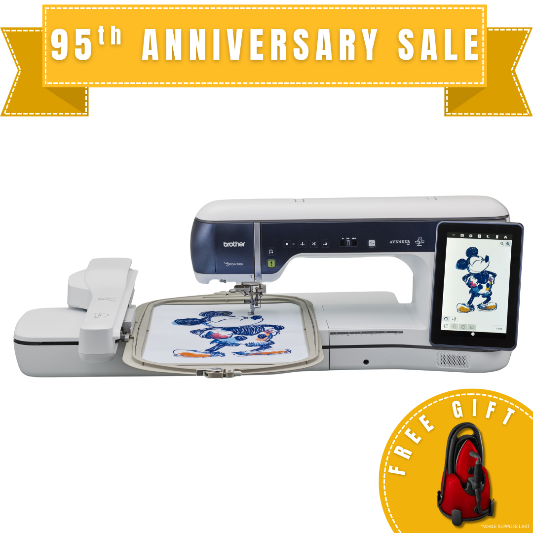 NEW! Brother AVENEER EV1 Sewing, Quilting, and Embroidery Machine