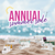 Sewing machines on a beach with 'Annual Summer Sale' text overlay