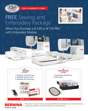 Bernina 735 E PRO Sewing, Quilting & Embroidery Machine