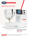 BERNINA 475 QE Máquina de coser y acolchado 