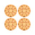 Ruby Roads Square Coaster 4pc Set