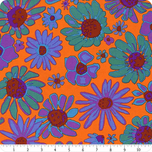 Kaffe Fassett Collective - Orange Bloomers