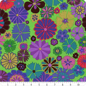 Kaffe Fassett Collective - Blue Folk Flower - Meissner Sewing and Vacuum