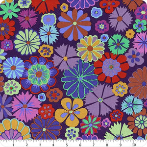 Kaffe Fassett Collective - Purple Folk Flower